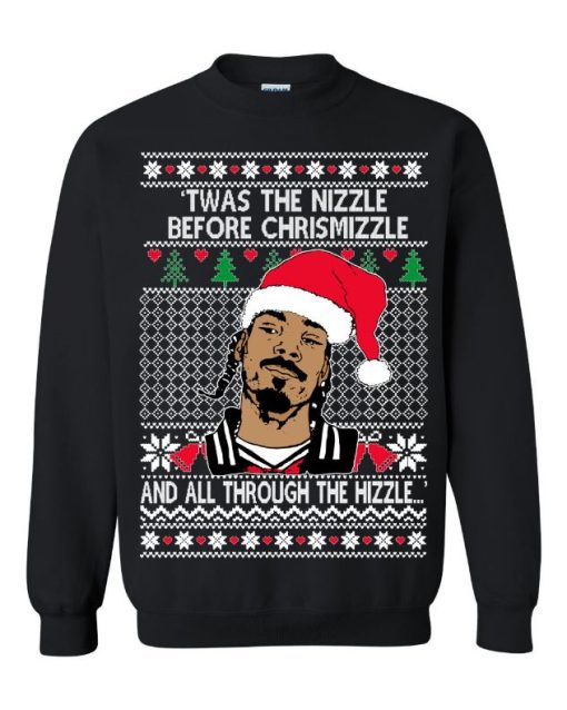 Snoop Dog Fo Shizzle Dizzle Snoop Dog Ugly Christmas Sweater