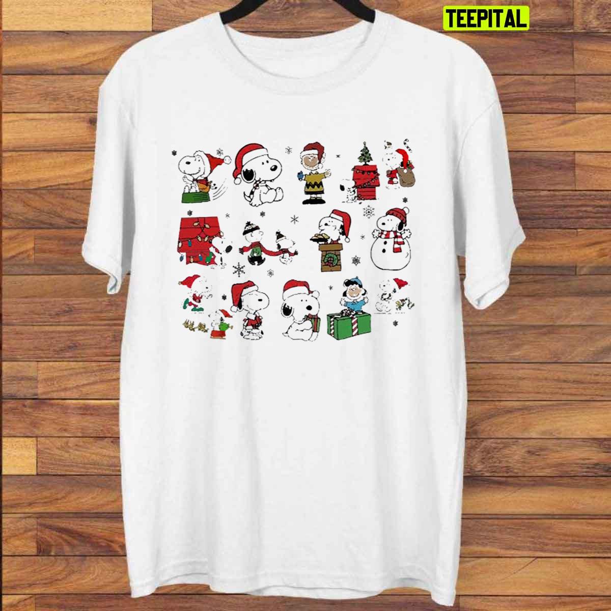 Snoopy What Make Me Happy In Christmas Peanuts Friend Sweatshirt T-Shirt