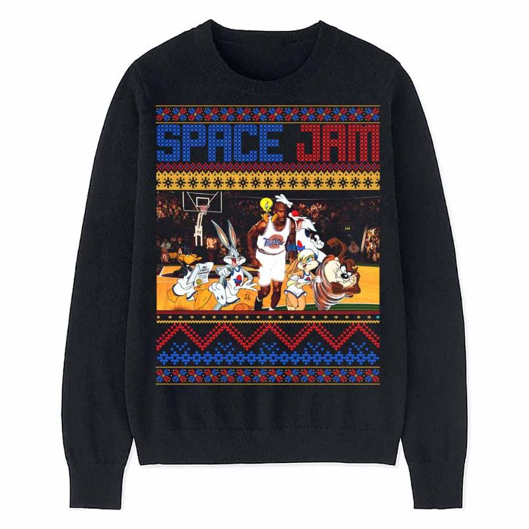 Space Jam Game Ugly Christmas Sweatshirt