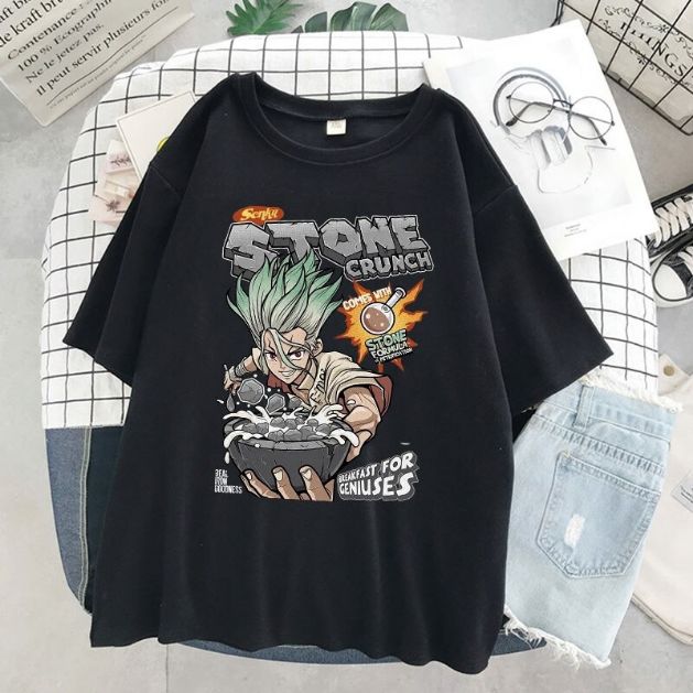 Stone Crunch Cereal Anime T-Shirt