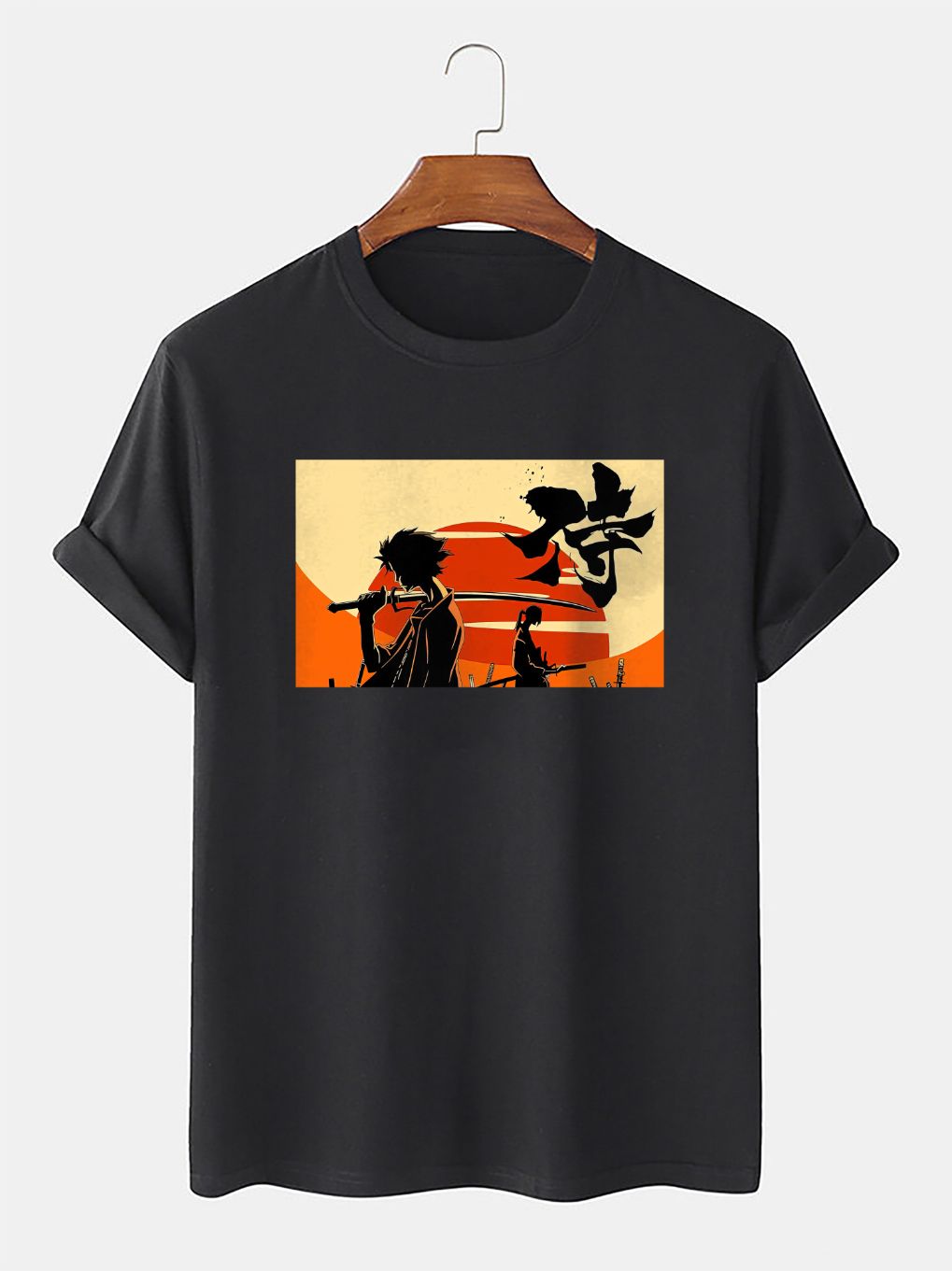 Sunset Samurai Unisex Anime T-shirt