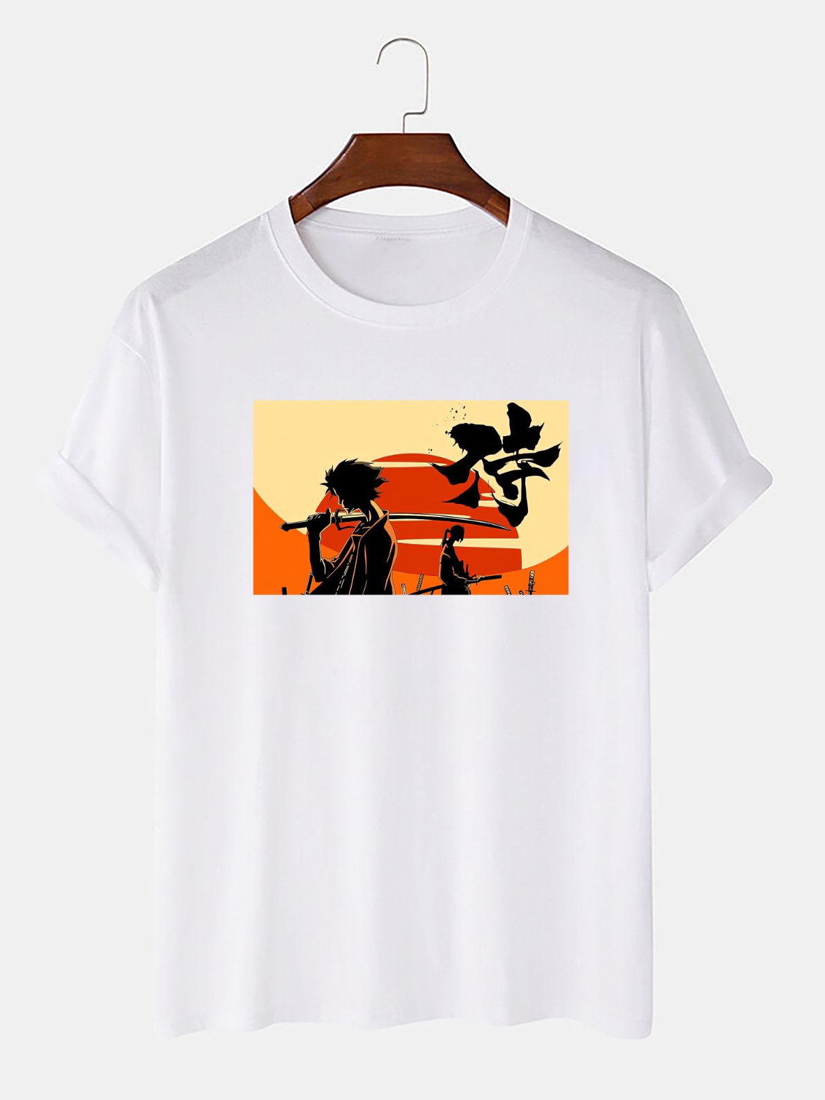 Sunset Samurai Unisex Anime T-shirt