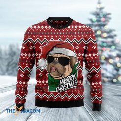 Super Cool Pug Awesome Sweater 3D Xmas