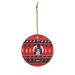Svengoolie Holiday Knit Ugly Christmas Ceramic Ornament