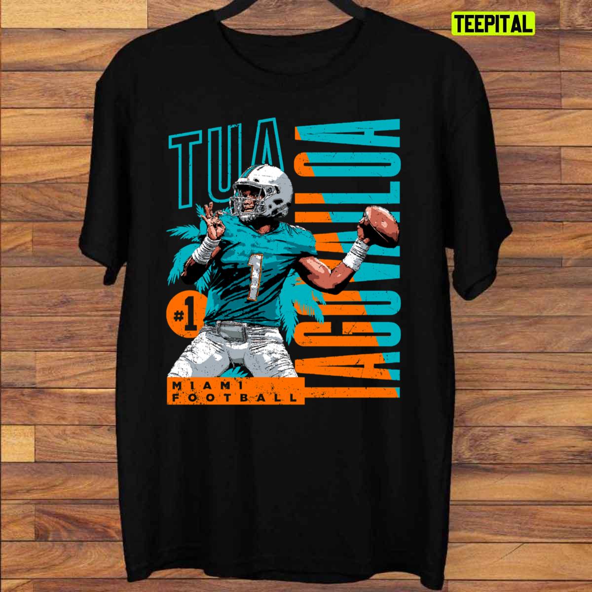 Tagovailoa Quarterback Miami Football T-Shirt
