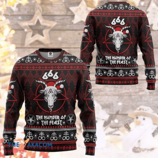 The Number Of The Feast Christmas Sweater 3D