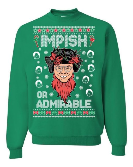 The Office Impish Or Admirable Dwight Schrute Ugly Christmas Sweater