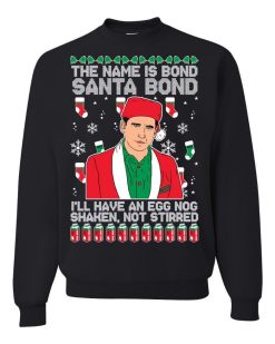 The Office Michael Scott Shaken, Not Stirred Ugly Christmas Sweater