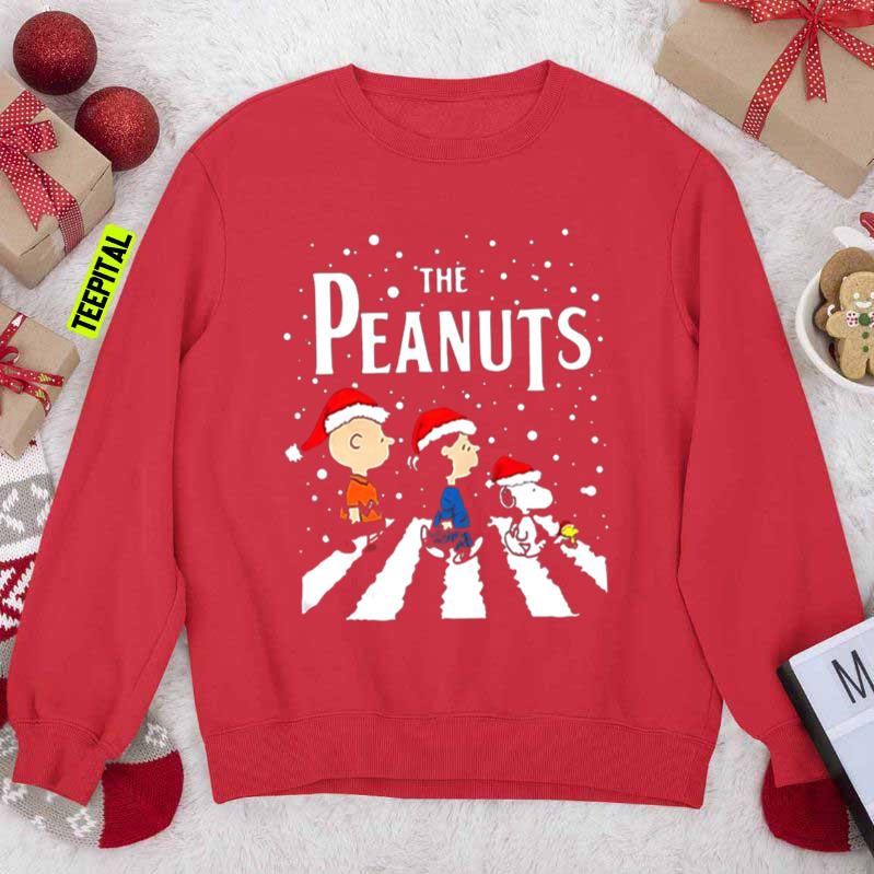 The Peanuts Abbey Road Christmas Snoopy Sweatshirt