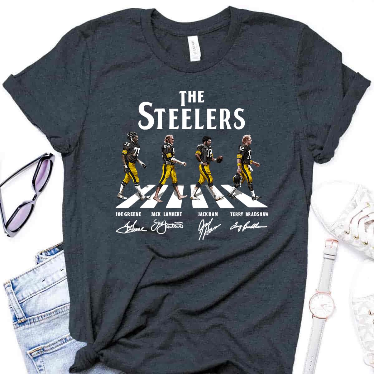 The Steelers Abbey Road Signatures T-Shirt