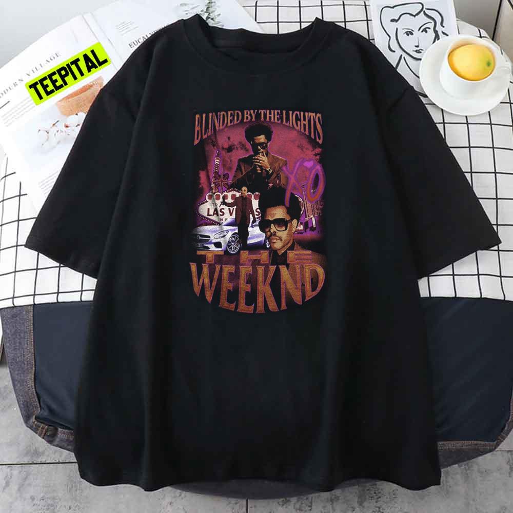 The Weeknd Retro Vintage Blinded By The Lights T-Shirt
