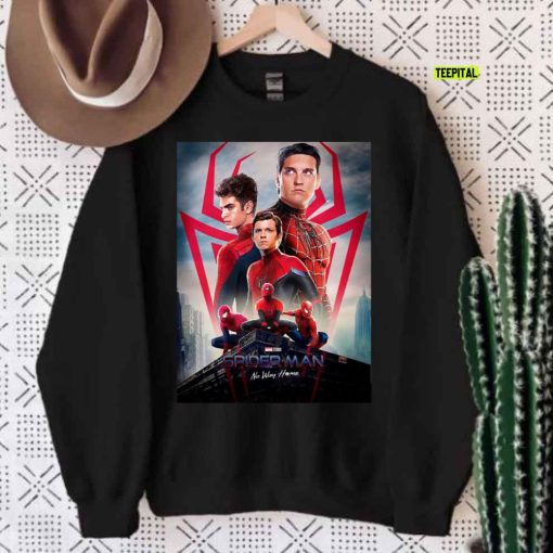 Three Spider Man No Way Home Marvel T-Shirt