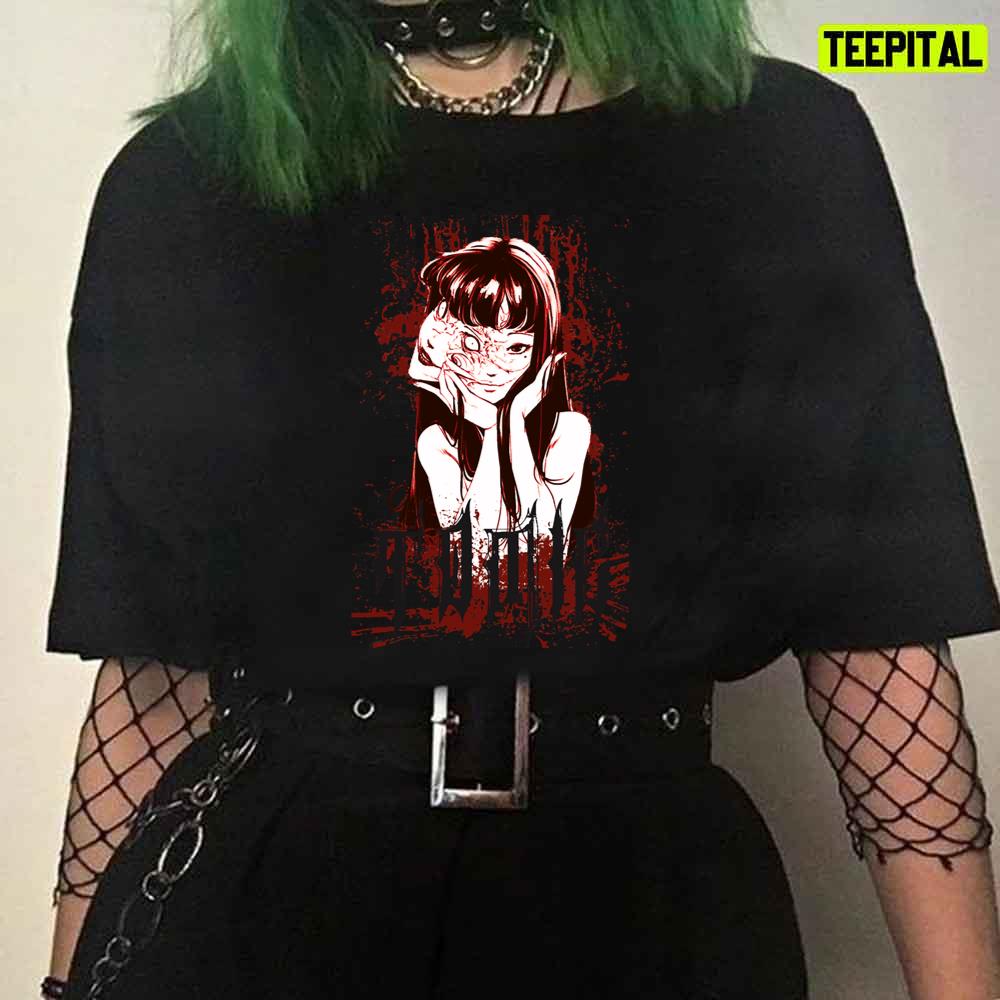 Tomie Two Faces Horror Anime T-Shirt