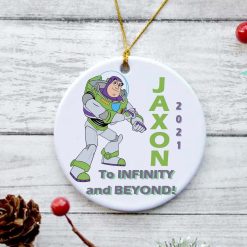 Toy Story You Got A Friend In Me Buzz Lightyear Christmas Ceramic Ornament