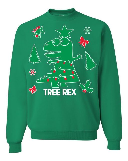 Tree Rex Ugly Christmas Sweater Funny Ugly Christmas Sweater Holiday Gift