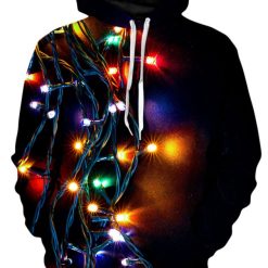 Turn Me On Christmas Light Pullover And Zipped 3D Hoodie