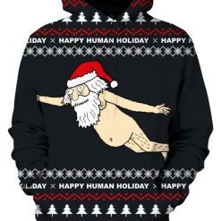 Ugly Nude Santa Pullover And Zipped 3D Hoodie