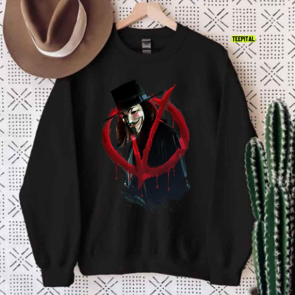 V For Vendetta Bloody T-Shirt