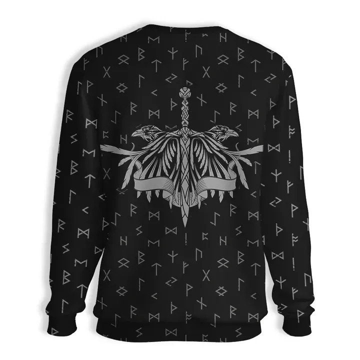 Viking Ravens God’s Guardian Sweatshirt All Over Print