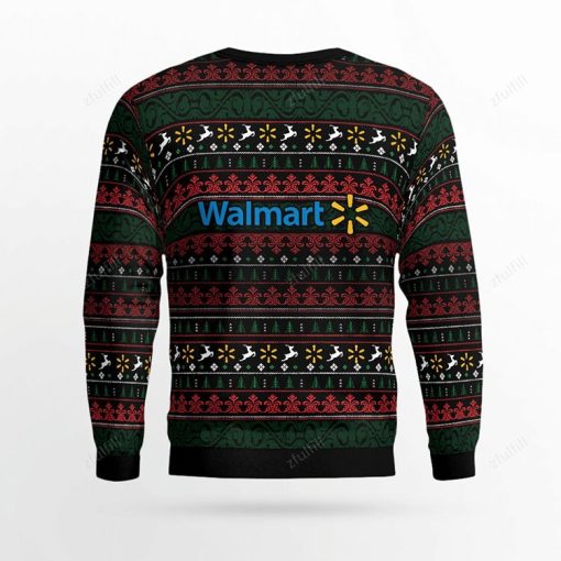 Walmart Ugly Sweater All Over Print Sweatshirt