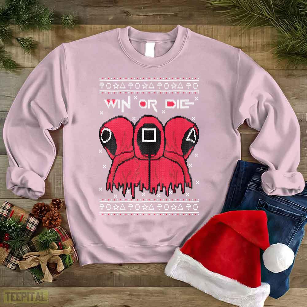 Win Or Die Squid Game Christmas Ugly Sweatshirt