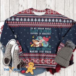 Yarn Is Free Crochet Sewing Christmas 3D Sweater