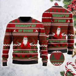 Yoga With Santa Claus 3D Christmas Sweater