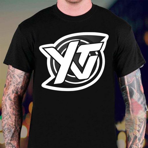 YTV Black And White Logo TV Channel T-Shirt