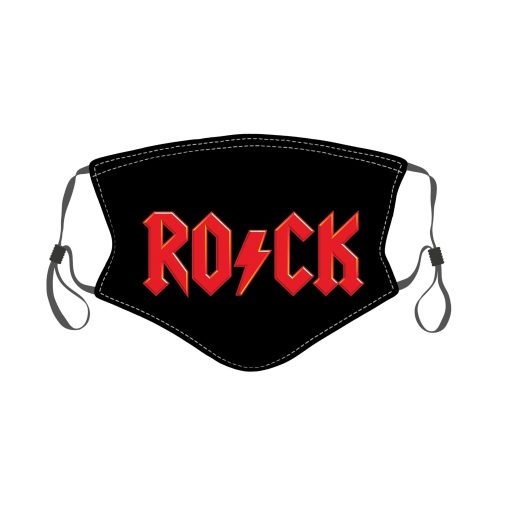 ACDC Rock Music Logo Mashup Mask