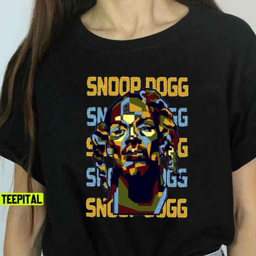 Abstract Geometric Snoopdogg In WPAP Classic Unisex T-Shirt