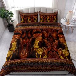African Woman Pattern Bedding Set
