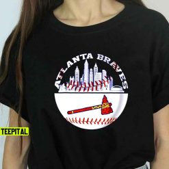 Atlanta Baseball Distressed Game Day Brave Unisex T-Shirt