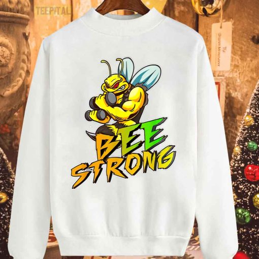 Bee Strong Muscle Flexing Gym Unisex T-Shirt