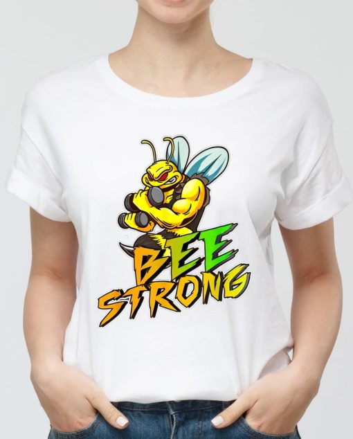 Bee Strong Muscle Flexing Gym Unisex T-Shirt