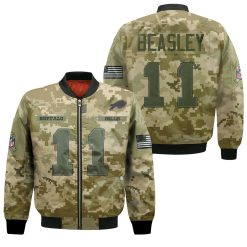 Buffalo Bills Cole Beasley #11 Camouflage 3d Designed Allover Gift For Bills Fans Bomber Jacket