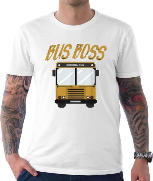 Bus Boss Funny School Bus Driver Unisex T-Shirt