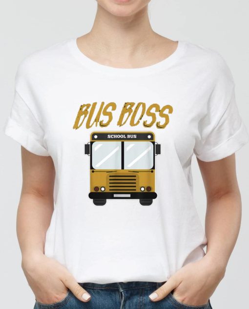 Bus Boss Funny School Bus Driver Unisex T-Shirt