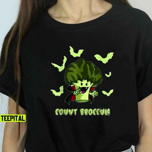 Count Broccula, Broccoli Vampire Craves Your Green Juice Unisex T-Shirt