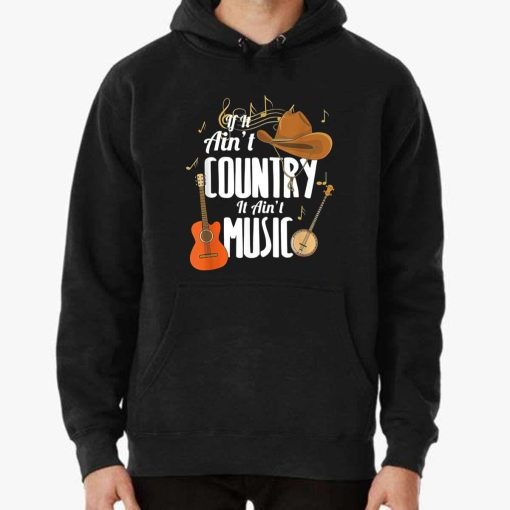 Country Music, Guitar Cowboy Hat Unisex T-Shirt