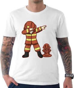 Dabbing Firefighter Unisex T-Shirt