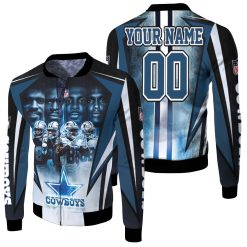 Dallas Cowboys 88 Drew Pearson Michael Irvin Dez Bryant Ceedee Lamb 3d Personalized Fleece Bomber Jacket