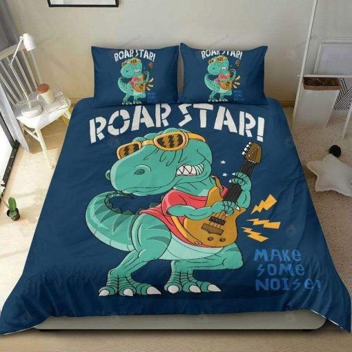 Dinosaurs Roar Star Music Bedding Set