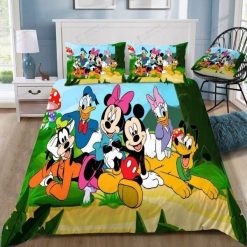 Disney Mickey Mouse And Friends Cute Bedding Set