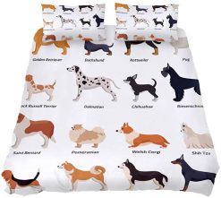 Dogs Pattern Bedding Set