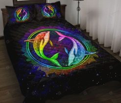 Dolphin Rainbow Bedding Set