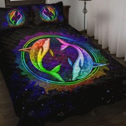 Dolphin Rainbow Bedding Set