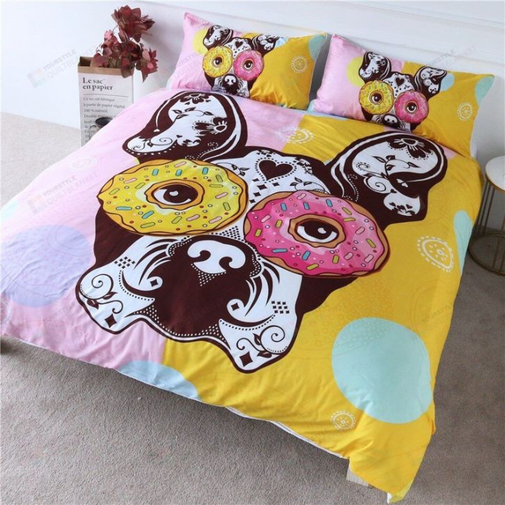 Donut Dog Bedding Set