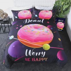 Donut Outer Space Planet Bedding Set