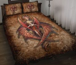 Dragon And Angle Bedding Set