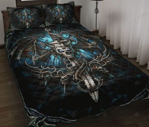 Dragon And Skull Bedding Set